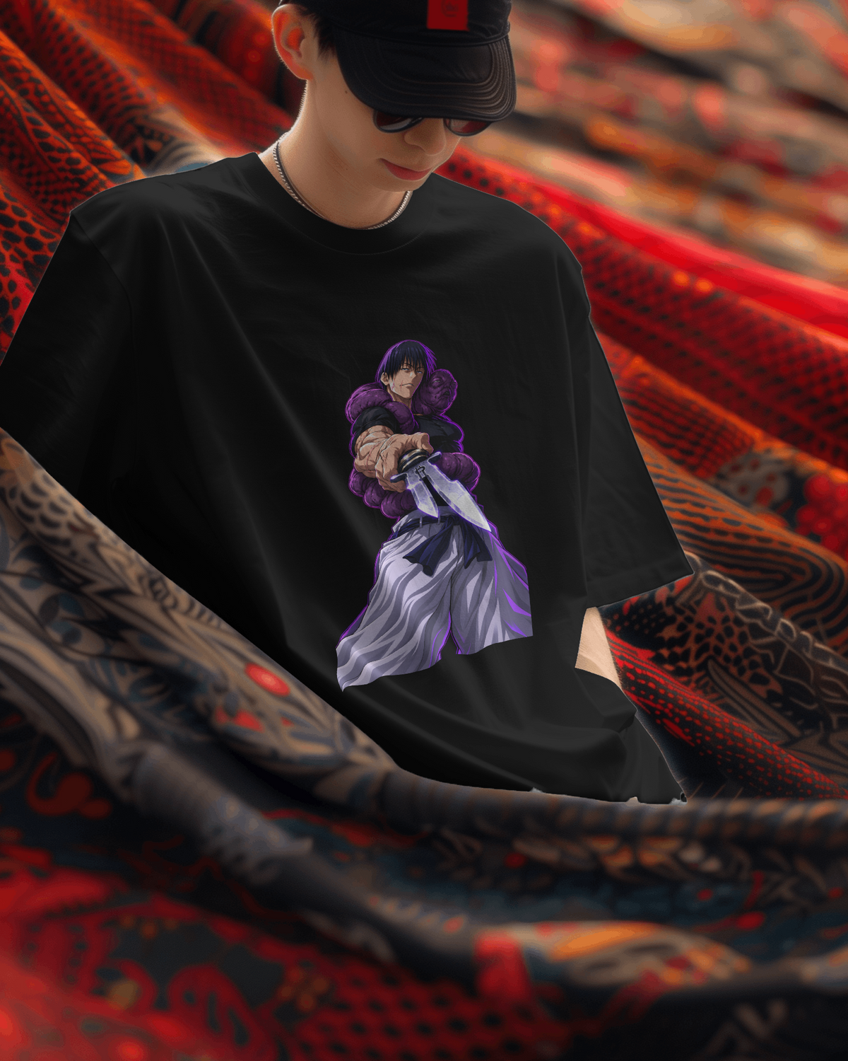 Toji Fushiguro Jujutsu Kaisen Premium Oversized T-Shirt – Unmeasurable Design