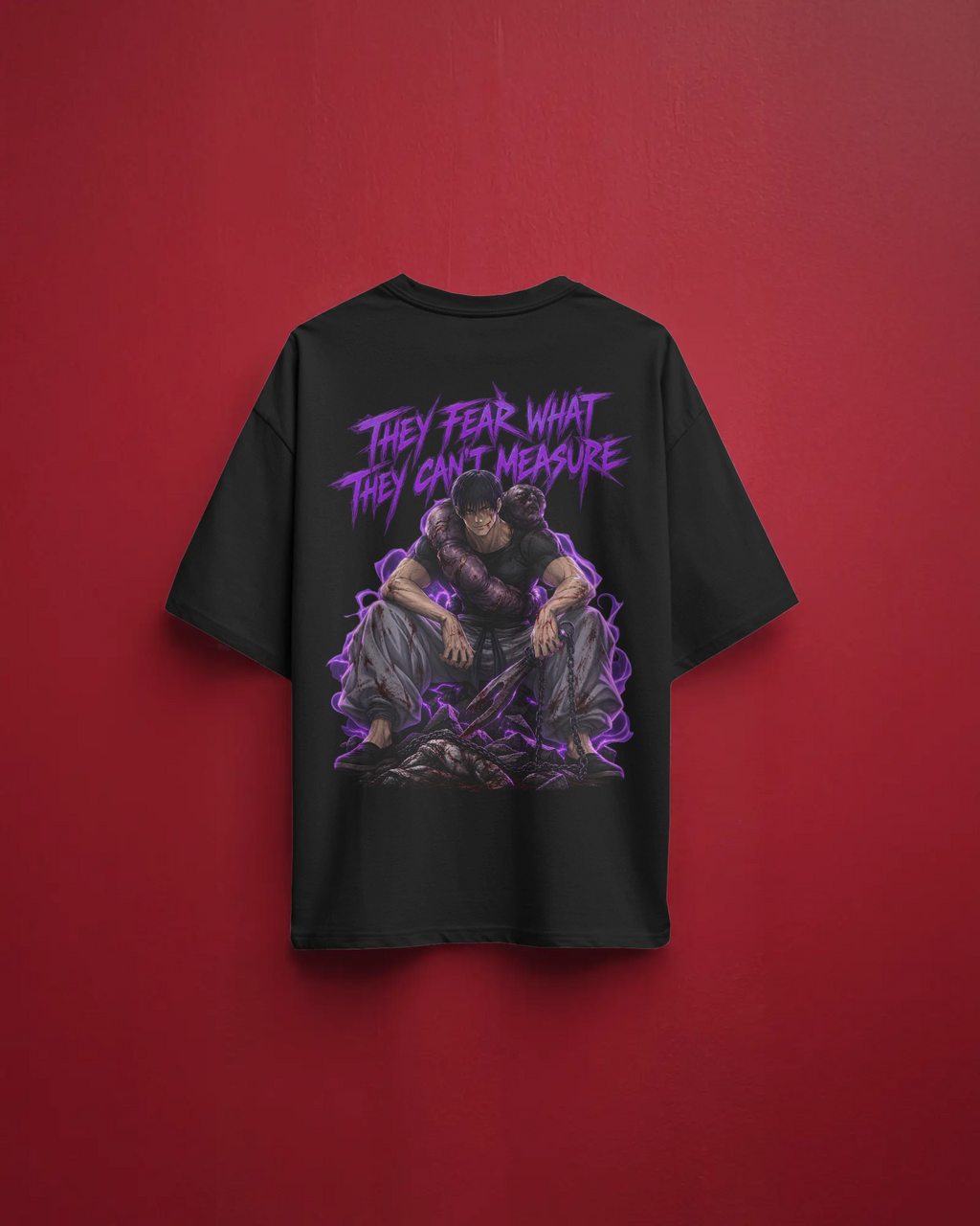 Toji Fushiguro Jujutsu Kaisen Premium Oversized T-Shirt – Unmeasurable Design