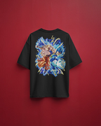 Dragon Ball Premium Oversized T-Shirt – Shenron & Gogeta Blue Design