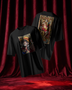 Monkey D. Luffy One Piece Premium Oversized T-Shirt – Wanted Card Design
