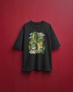 Dragon Ball Premium Oversized T-Shirt – Shenron & Gogeta Blue Design