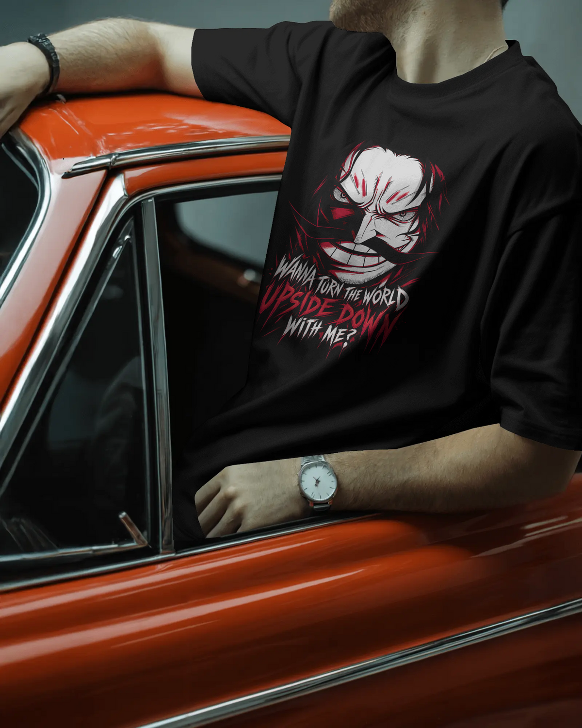 Gol D. Roger One Piece Premium Oversized T-Shirt – Pirate King Design