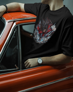 Madara Uchiha Naruto Premium Oversized T-Shirt – Shinobi War Design