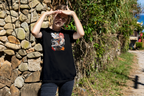 Chainsaw Man Chainsaw Man black T-shirt front model