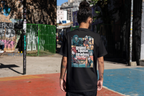 Spike Spiegel Cowboy Bebop black T-shirt back model