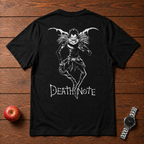 Ryuk Death Note black T-shirt back flatlay