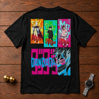 Dandadan Dandadan black T-shirt back flatlay