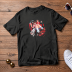 Dandadan Dandadan black T-shirt front flatlay