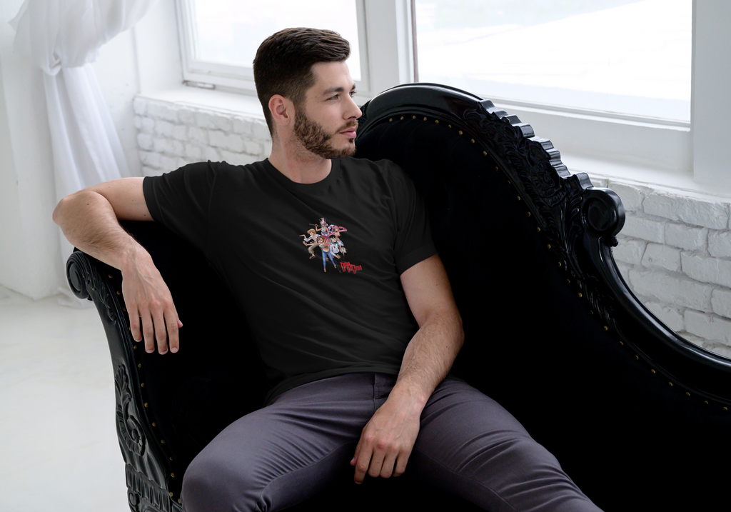 Dandadan Dandadan black T-shirt front model