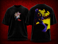 Dandadan Dandadan black T-shirt front and back model
