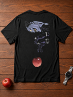 Ryuk Death Note black T-shirt back flatlay