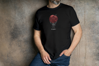 Ryuk Death Note black T-shirt front model