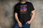 Evangelion Neon Genesis Evangelion black T-shirt front model