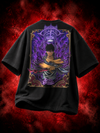 Sung Jinwoo Solo Leveling Premium Oversized T-Shirt – System Design – mockup fancy solo leveling 2 BACK
