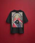 Vinland Saga Premium Oversized T-Shirt – Thorfinn Design – mockup floating Vinland saga 1 FRONT