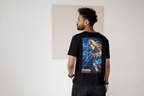Edward Elric Fullmetal Alchemist black T-shirt back model