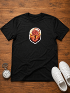 Edward Elric Fullmetal Alchemist black T-shirt front flatlay