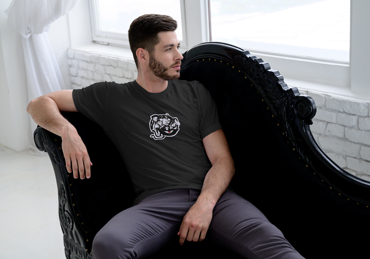 Homunculi Fullmetal Alchemist black T-shirt front model
