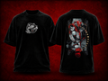 Homunculi Fullmetal Alchemist black T-shirt front and back model