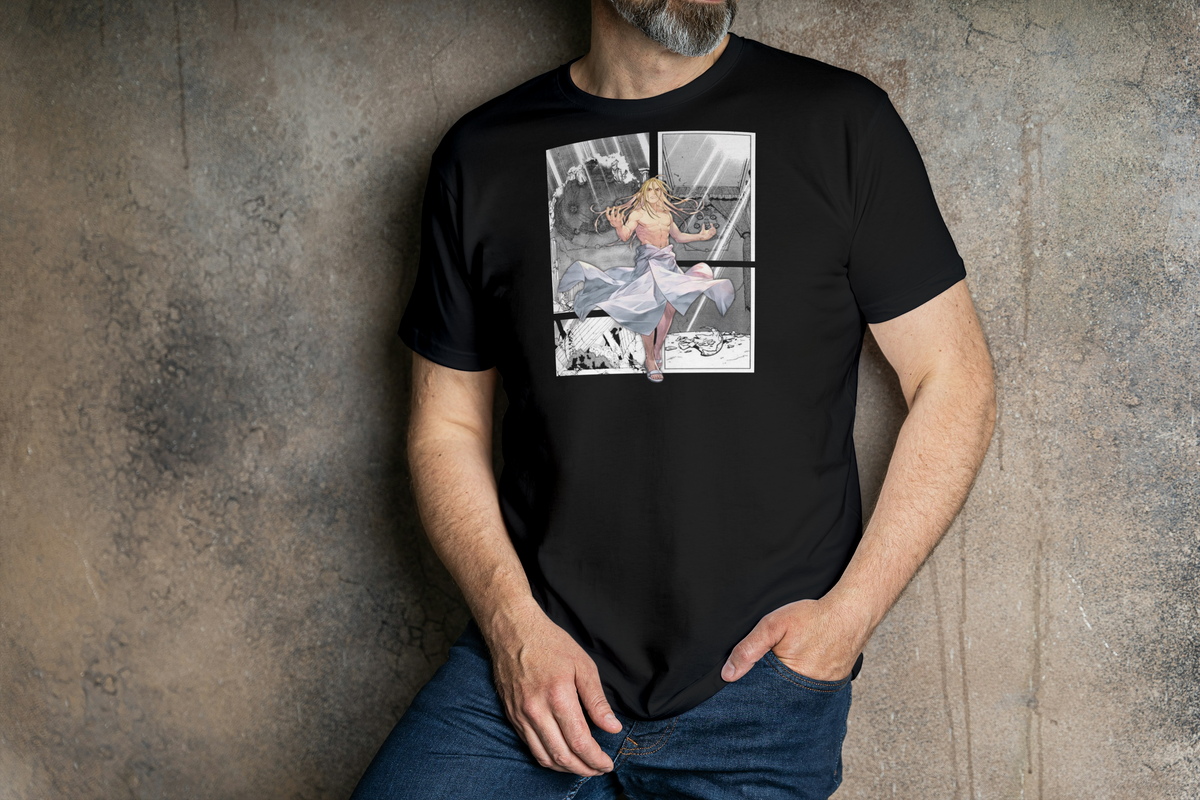Homunculi Fullmetal Alchemist black T-shirt front model