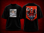 Homunculi Fullmetal Alchemist black T-shirt front and back model