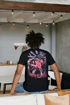 Homunculi Fullmetal Alchemist black T-shirt back model