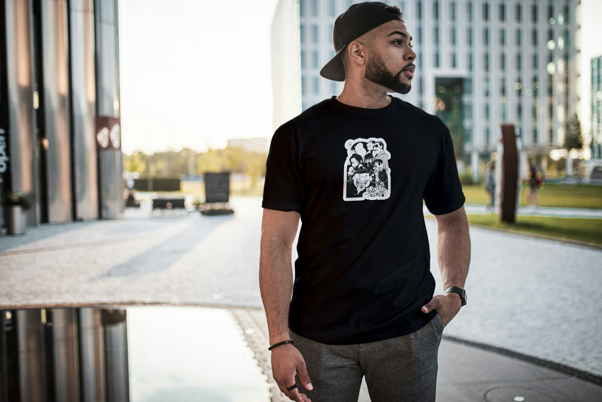 Homunculi Fullmetal Alchemist black T-shirt front model