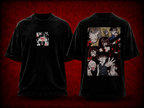 Homunculi Fullmetal Alchemist black T-shirt front and back model