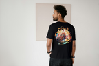 Mavuika Genshin Impact black T-shirt back model