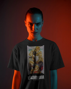 Vinland Saga Premium Oversized T-Shirt – Thorfinn Design – mockup lifestyle Vinland saga 1 FRONT 4