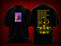 Mash Burnedead Mashle: Magic and Muscles black T-shirt front and back model