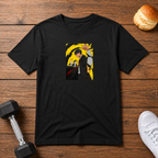 Mash Burnedead Mashle: Magic and Muscles black T-shirt front flatlay