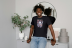 Monkey D. Luffy One Piece black T-shirt front model
