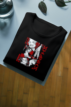 Shanks One Piece black T-shirt front flatlay
