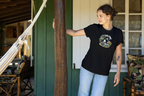 Studio Ghibli Studio Ghibli black T-shirt front model