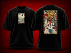 Studio Ghibli Studio Ghibli black T-shirt front and back model